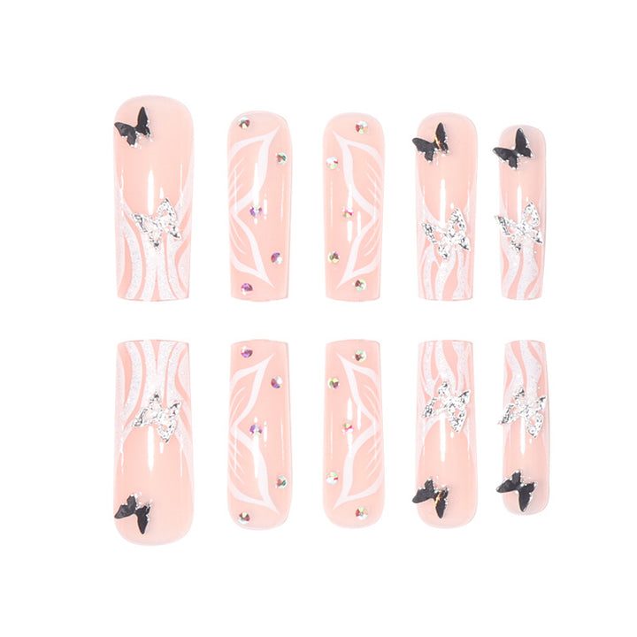 Elegant Long Nail Art Extensions Bowlift