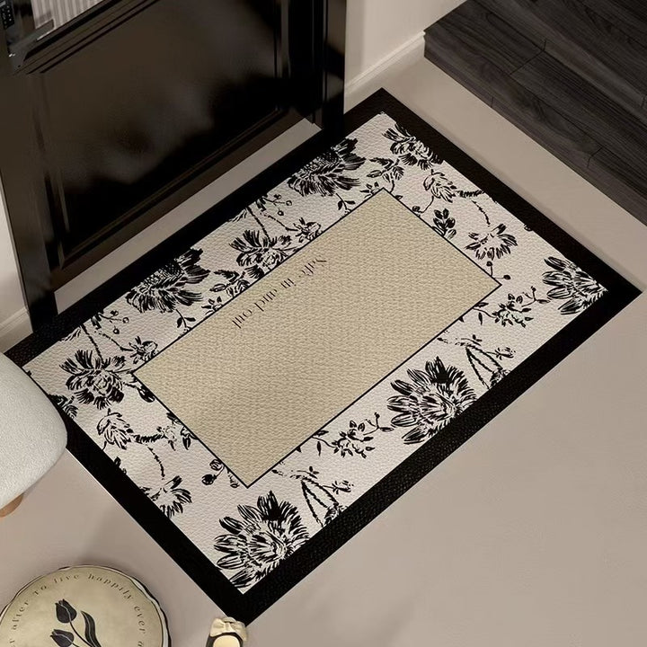 Artistic Floral Area Mat