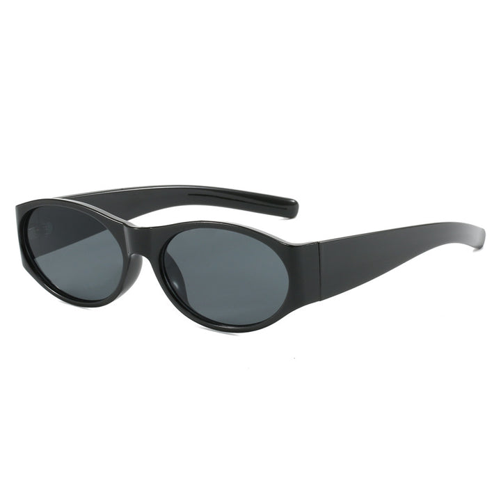 Women's fashionable sunglasses with elegant, oval design and UV protection Bowlift