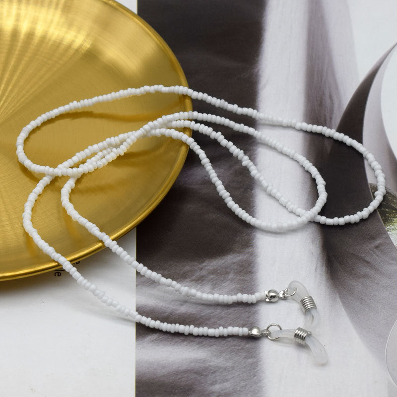 Beaded Eyewear Retainer Chain Bowlift