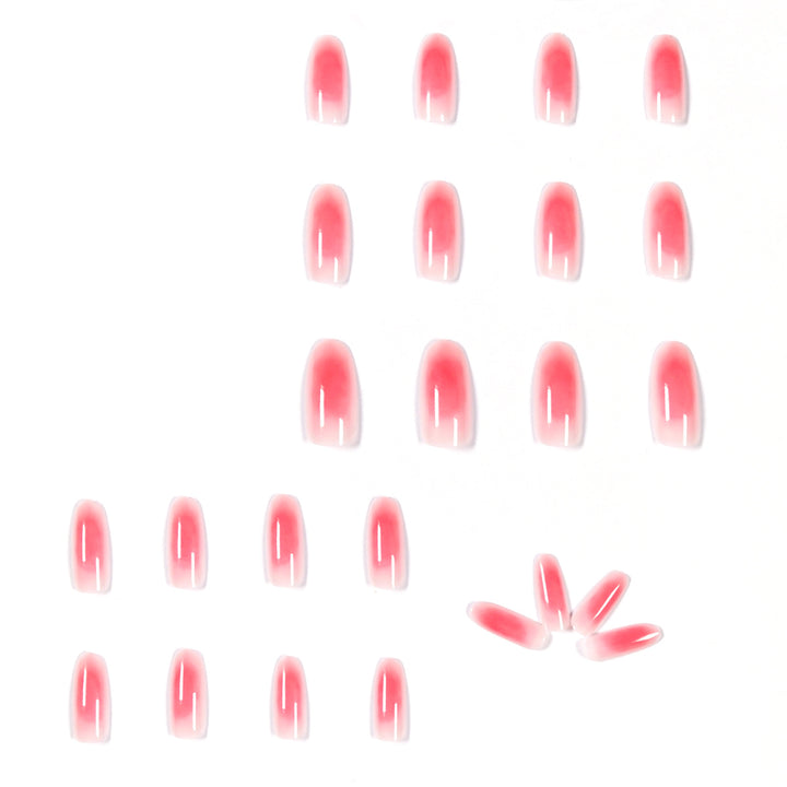 Artful Nail Extensions in Elegant Ombre Design Bowlift
