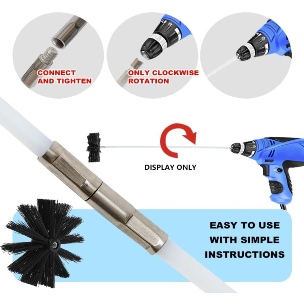 Flexible Cleaning Brush System Bowlift