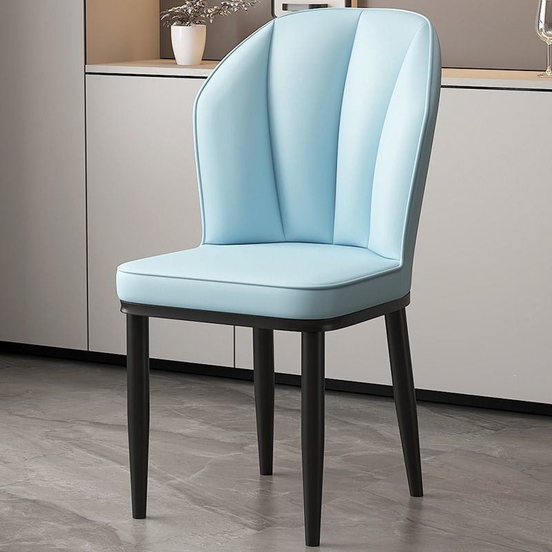 Contemporary High-Back Dining Chair Bowlift