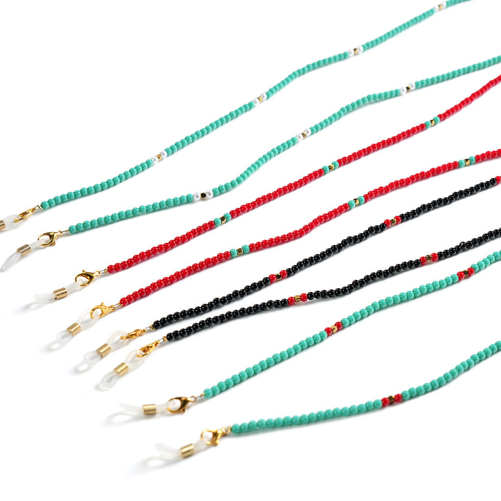 Multi-Strand Beaded Eyewear Chain Bowlift
