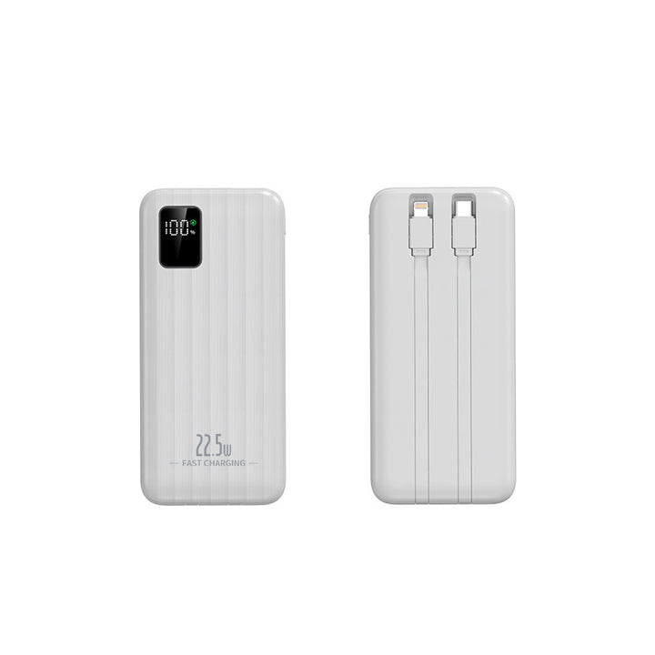 Portable power bank with fast charging function and LED display Bowlift