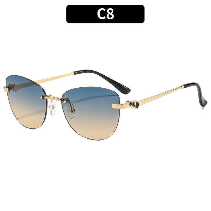 Luxurious Gradient Lens Fashion Sunglasses