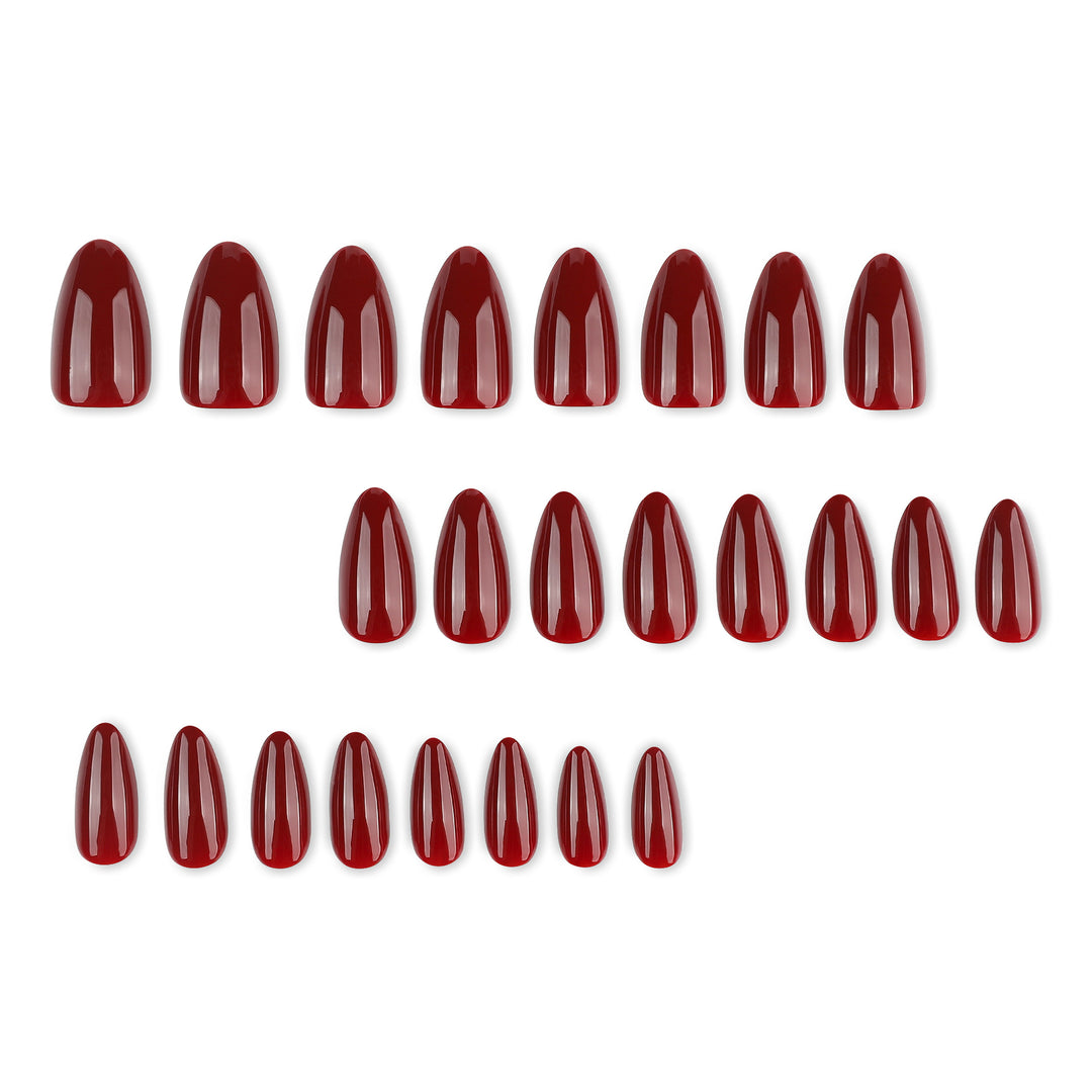 Glamorous stiletto nails with high gloss and elegant design accents Bowlift