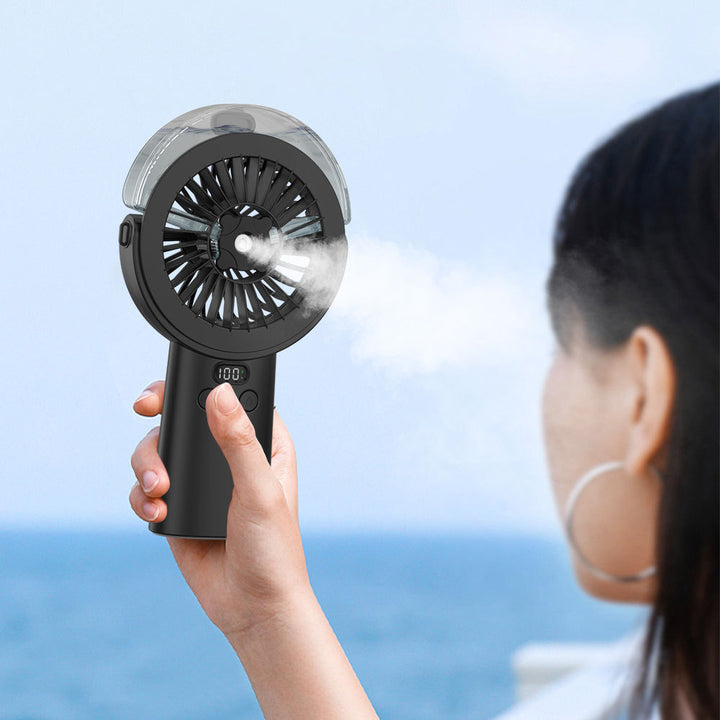 Unisex Rechargeable Handheld Cooling Fan Bowlift