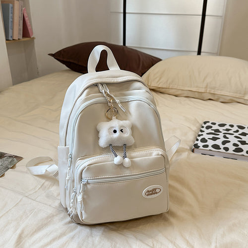 Cute Compact Multi-Pocket School Backpack