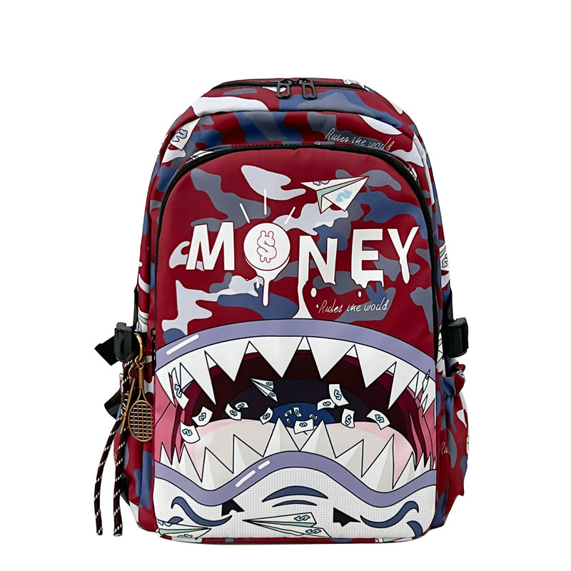 Creative Cartoon Shark Backpack