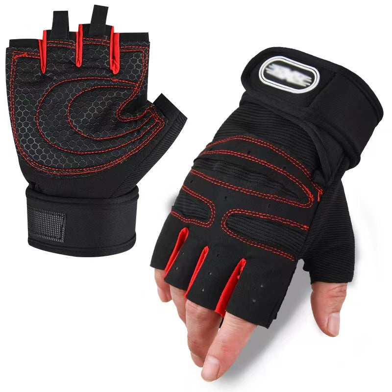 Padded Half-Finger Cycling Gloves Bowlift