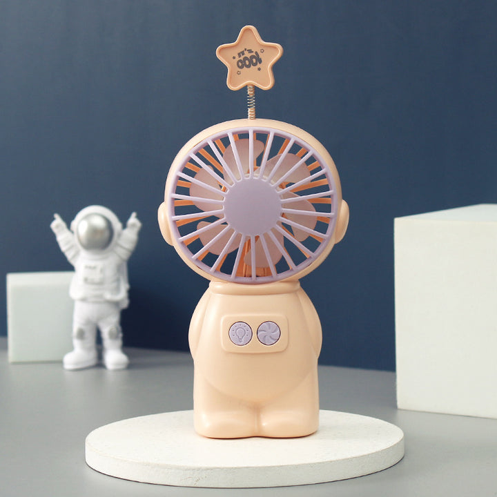 Ladies Portable Mini Fan with Creative Flower Design Bowlift