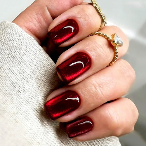Glossy Square Press-On Nail Set Bowlift