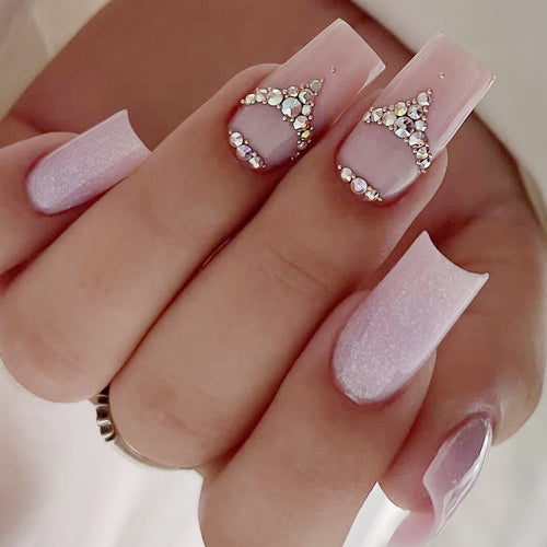 Artful Nail Art with Rhinestone Embellishments Bowlift