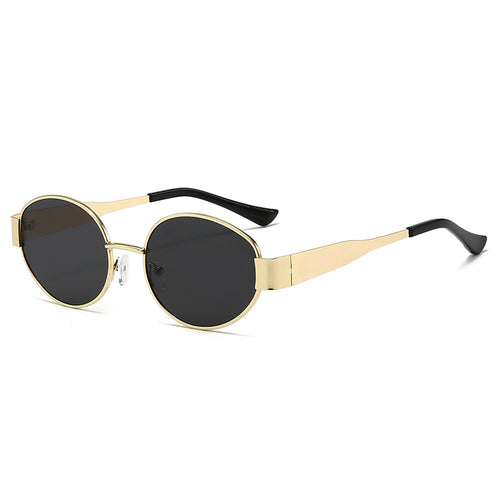 Women Vintage Sunglasses in Oval Design Bowlift