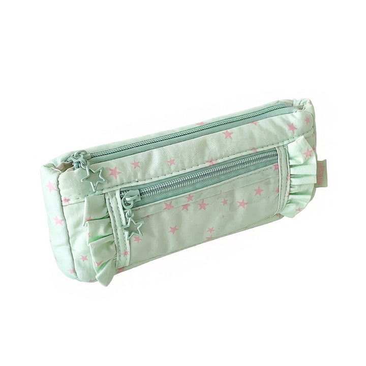 Star-Patterned Pencil Case Bowlift