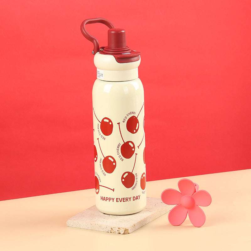 Women's Child-Friendly Stainless Steel Water Bottle Bowlift