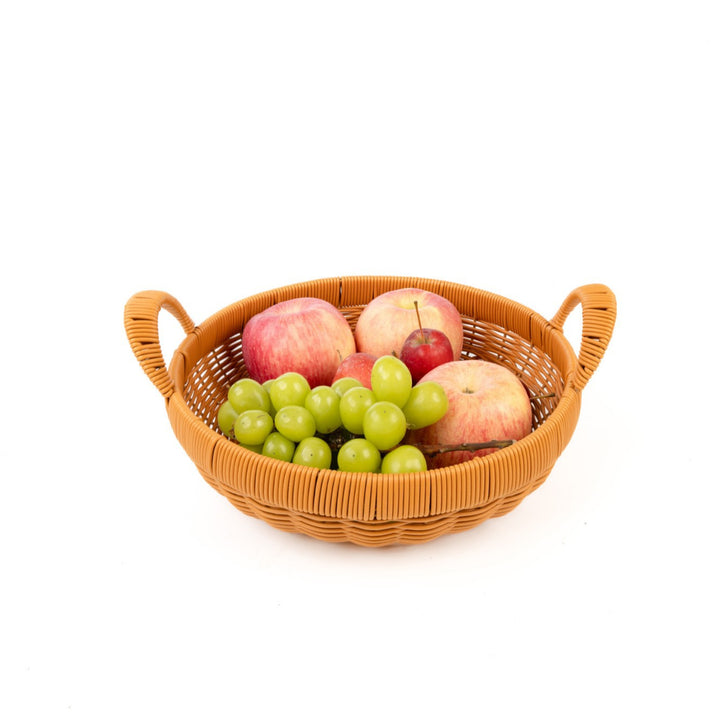 Unisex Woven Storage Basket with Handles Bowlift