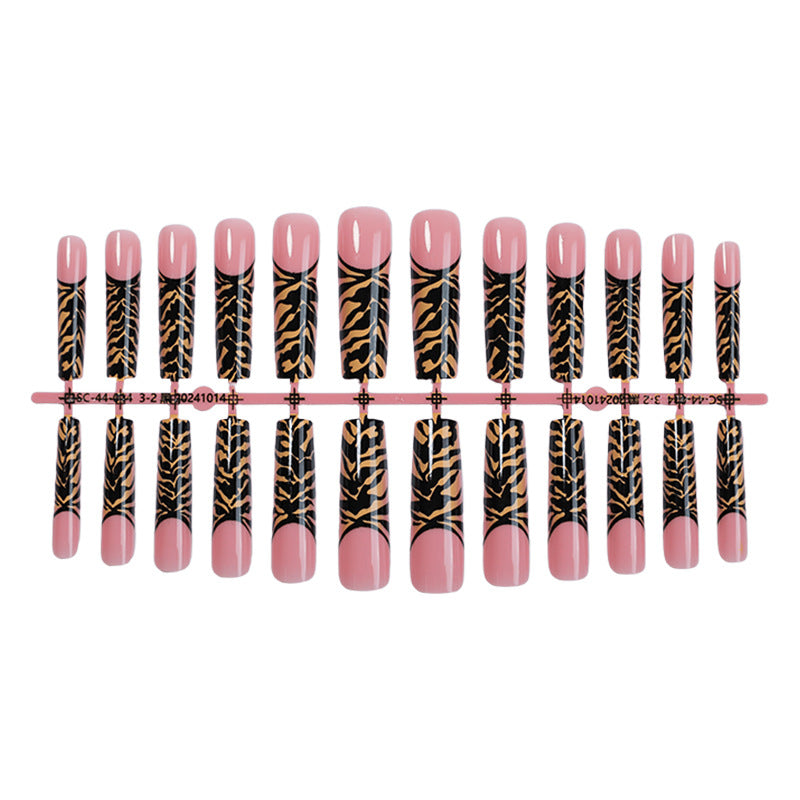 Creative nail art set with stylish animal pattern Bowlift