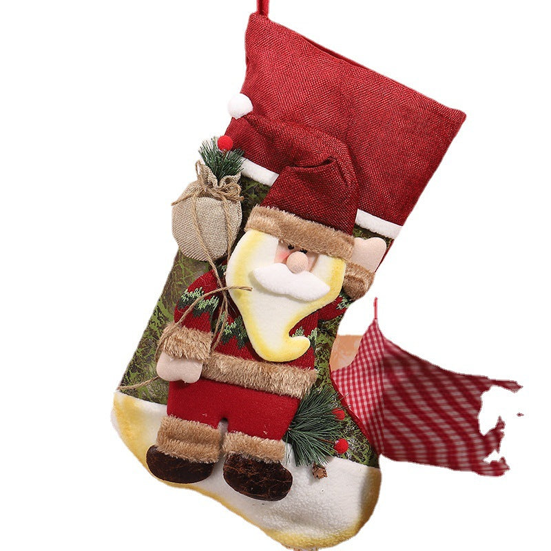 Cute Christmas stocking with reindeer design Bowlift