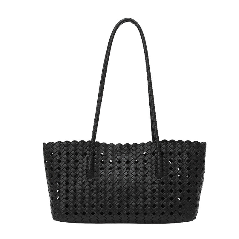 WoHandwoven Straw Market Tote Bag Bowlift