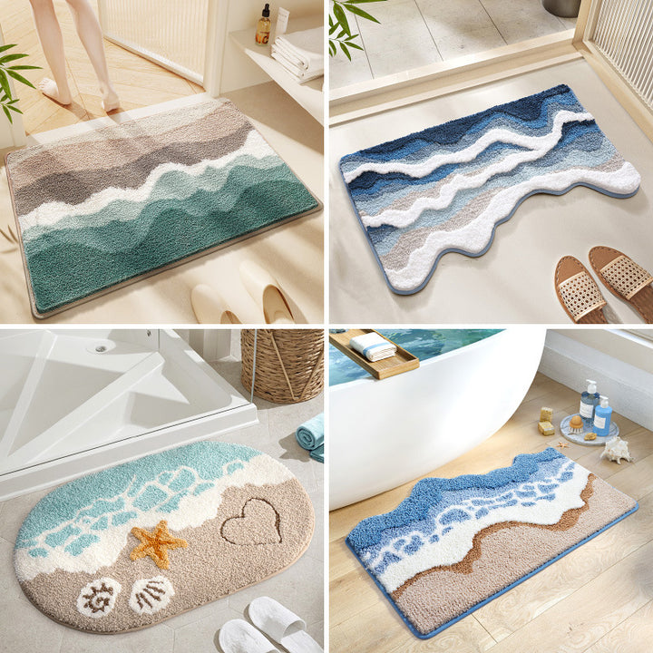 Unisex Plush Bath Mat Bowlift