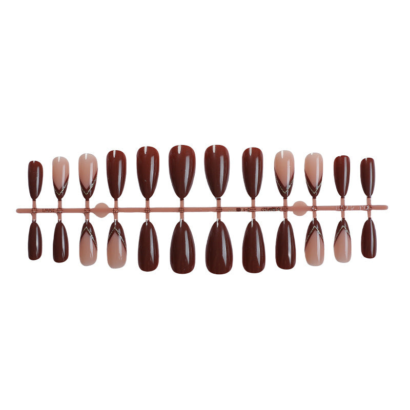 Elegant Press-On Nail Kit with Premium Glossy Finish Bowlift