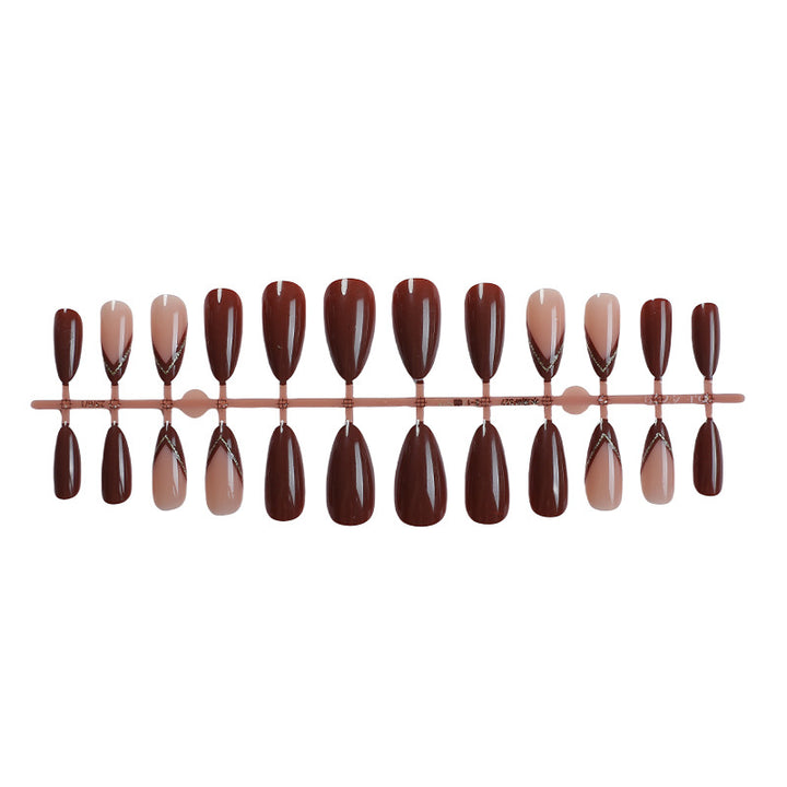 Elegant Press-On Nail Kit with Premium Glossy Finish Bowlift