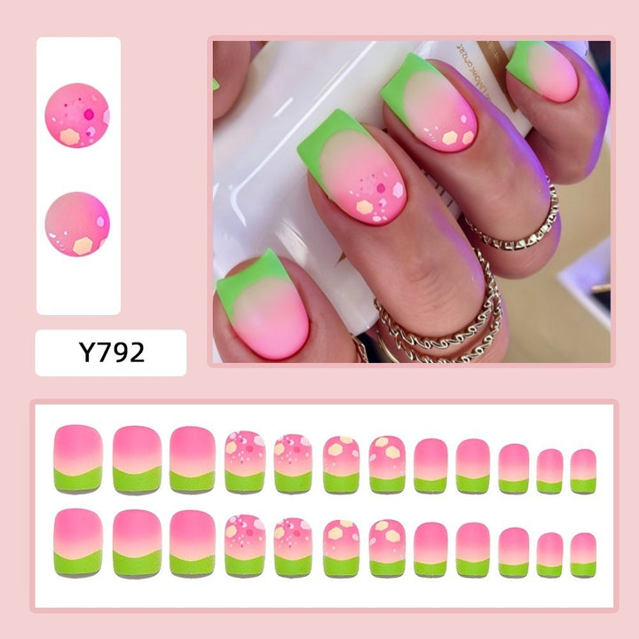 Creative gradient color nails Bowlift