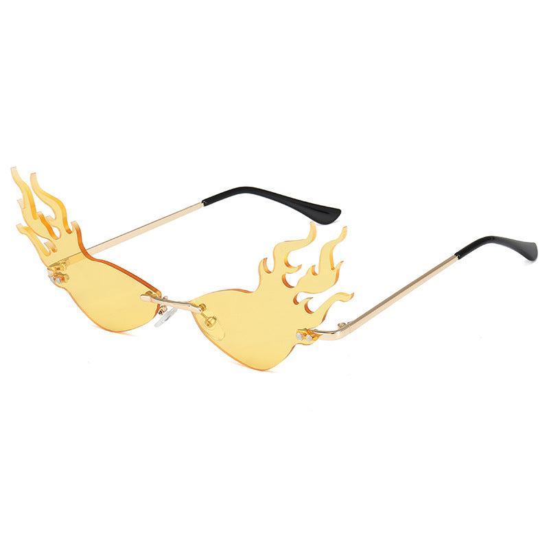 Women's fashionable sunglasses with flame-shaped design Bowlift