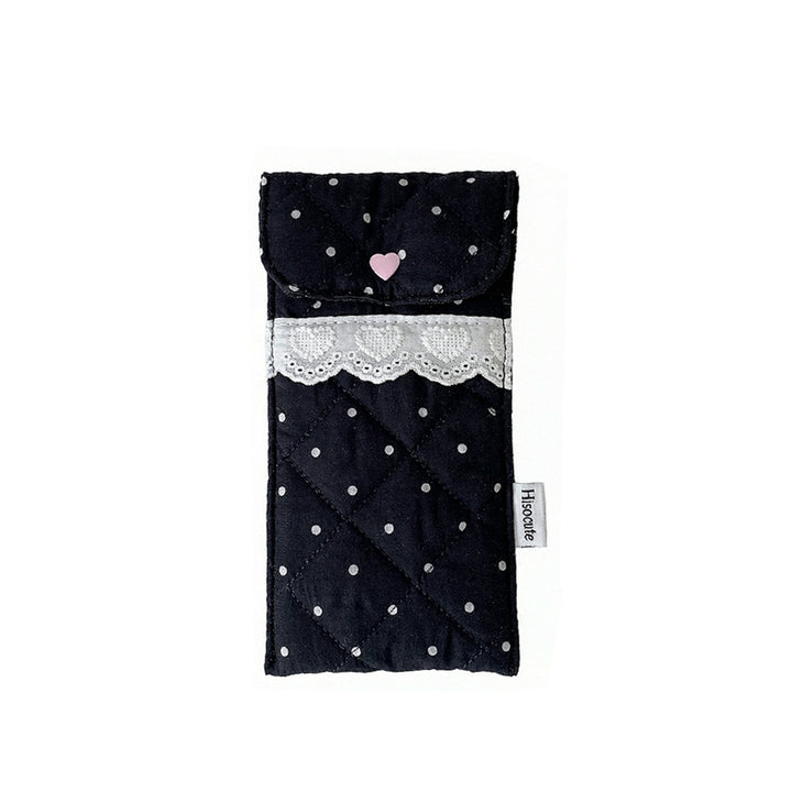 Quilted Heart Detail Pencil Case Bowlift