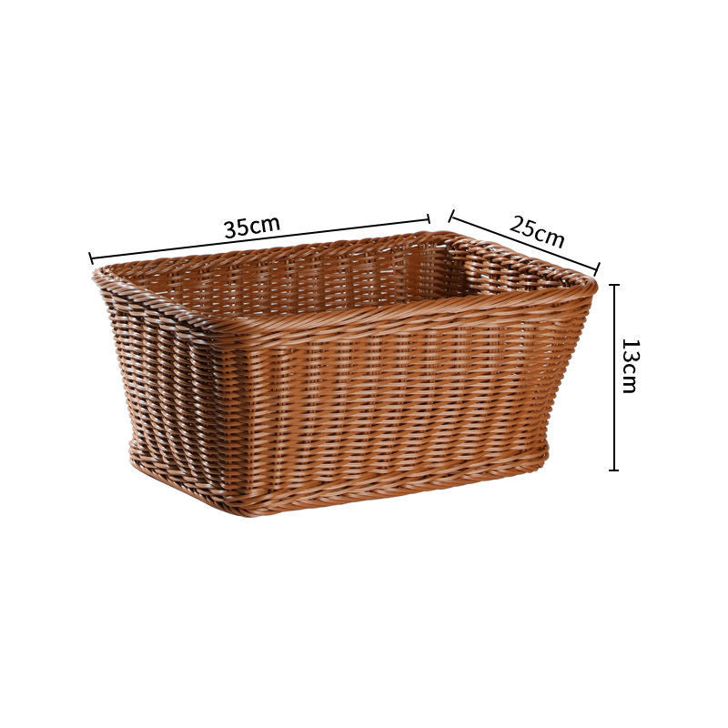 Large Rectangular Woven Storage Tray Bowlift