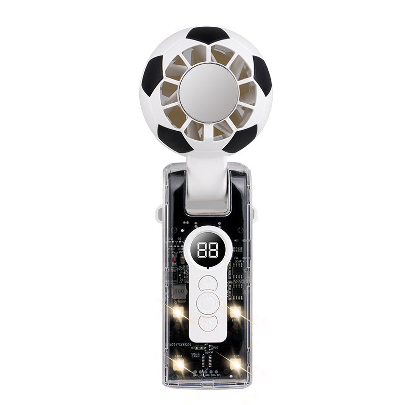 Women's portable soccer hand fan Bowlift