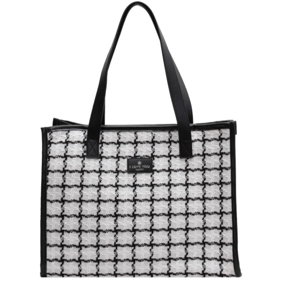 Elegant Textured Tote Bag Bowlift