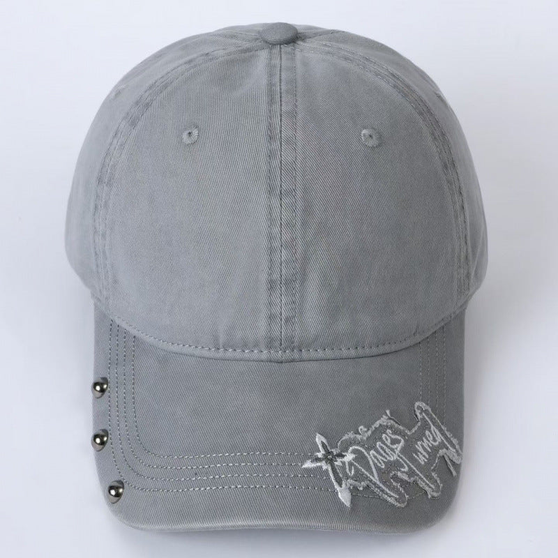 Women's Embroidered Adjustable Baseball Cap Bowlift