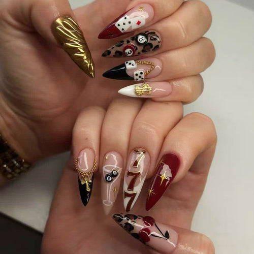 Glamorous Decorative Press-On Nail Tips Bowlift