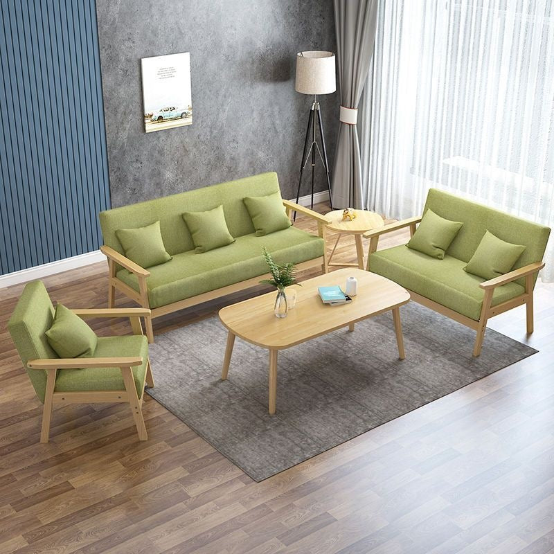 Modern Upholstered Living Room Seating Set Bowlift