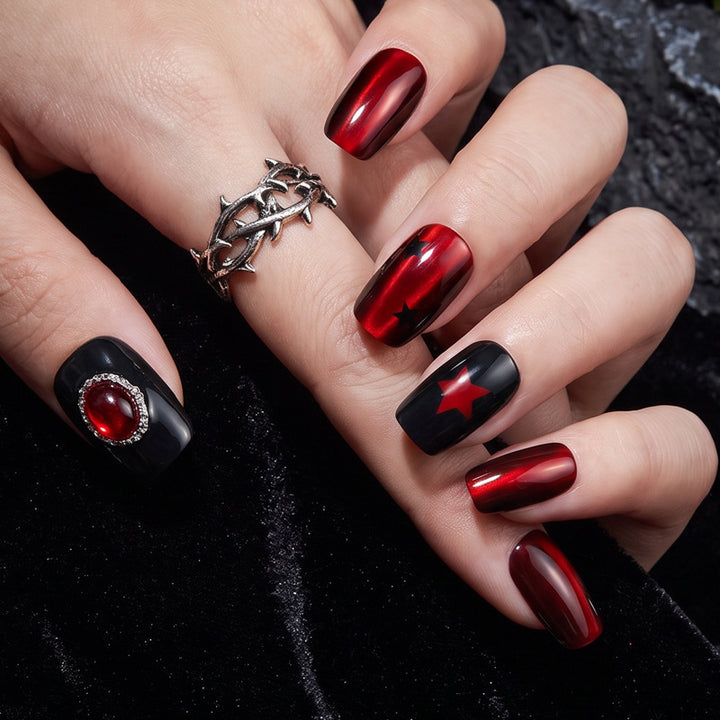Glamorous Designer Press-On Nails Bowlift
