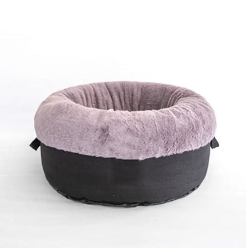 Plush Round Dog Bed