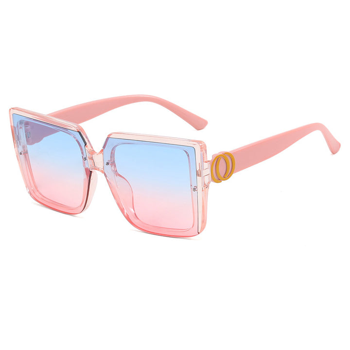 Women's square sunglasses with unique tire element Bowlift
