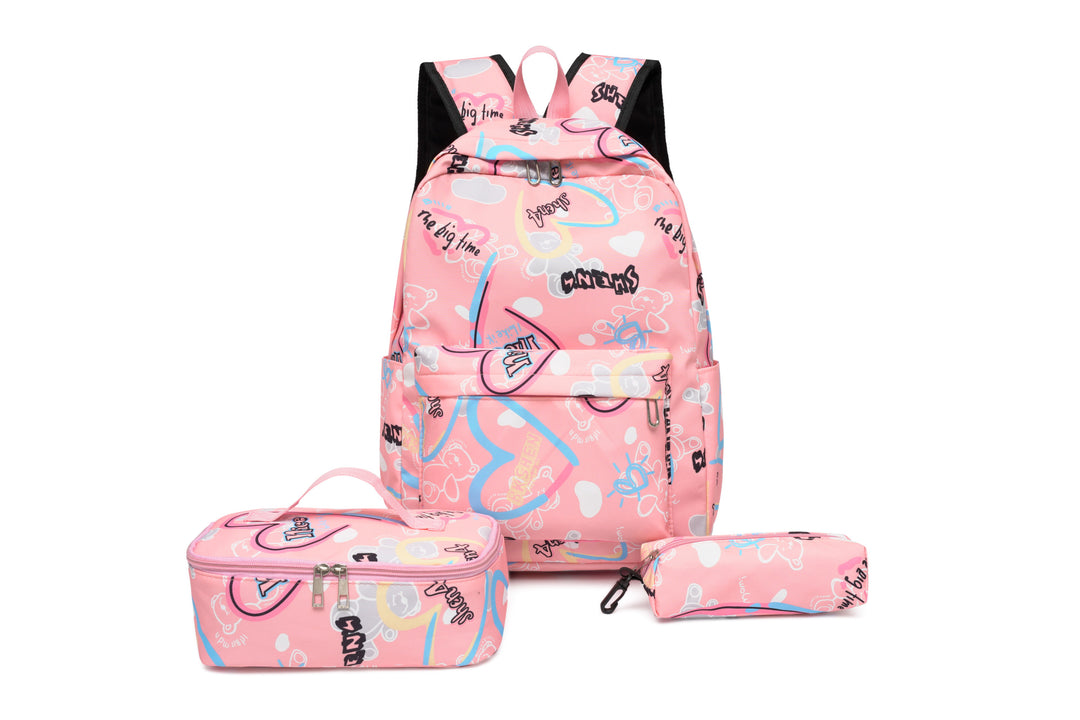 Backpack set with insulated lunch box and pencil case Bowlift