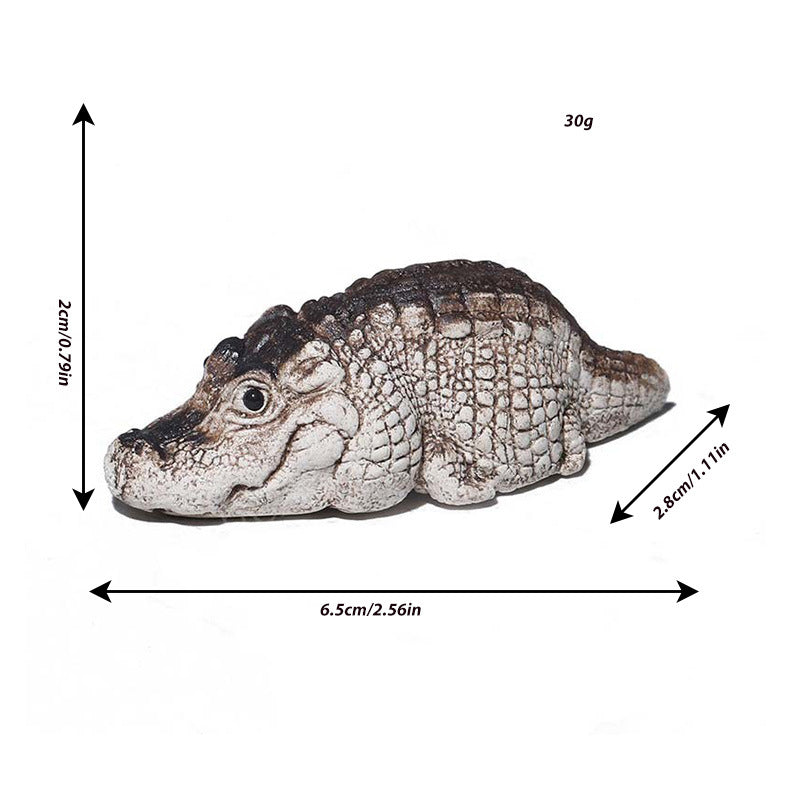 Decorative Crocodile Figurine Bowlift