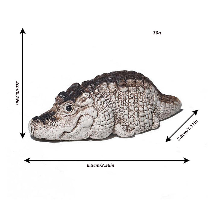 Decorative Crocodile Figurine Bowlift