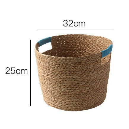 Stylish storage basket made of woven natural fibers Bowlift