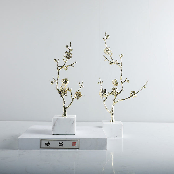Elegant Floral Decorative Sculpture