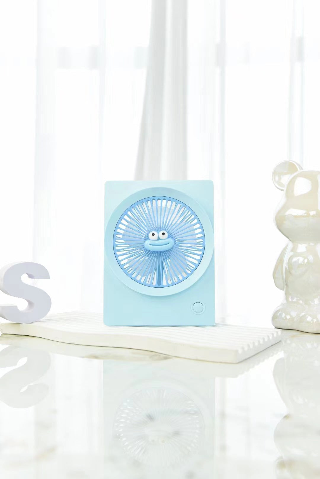 Unisex Compact Portable Table Fan Bowlift