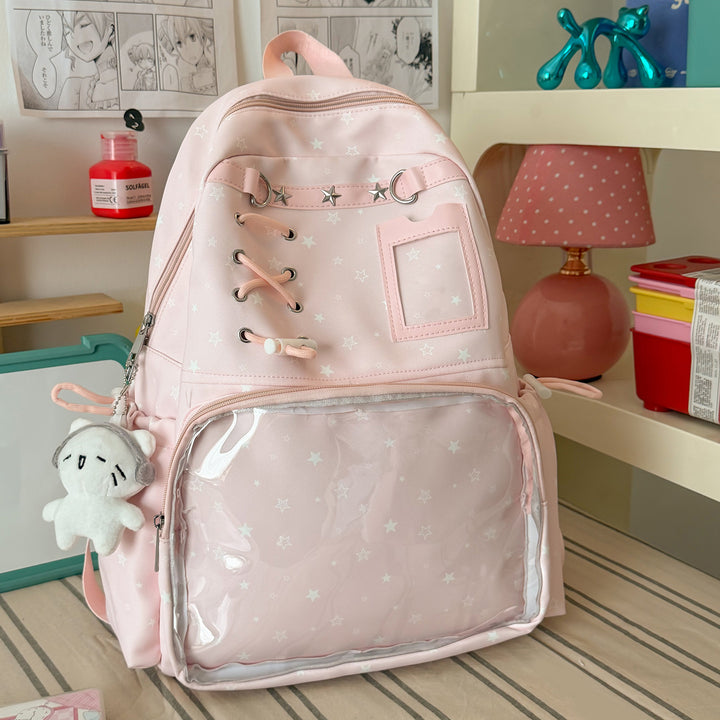 Decorative Character-Themed Backpack Bowlift