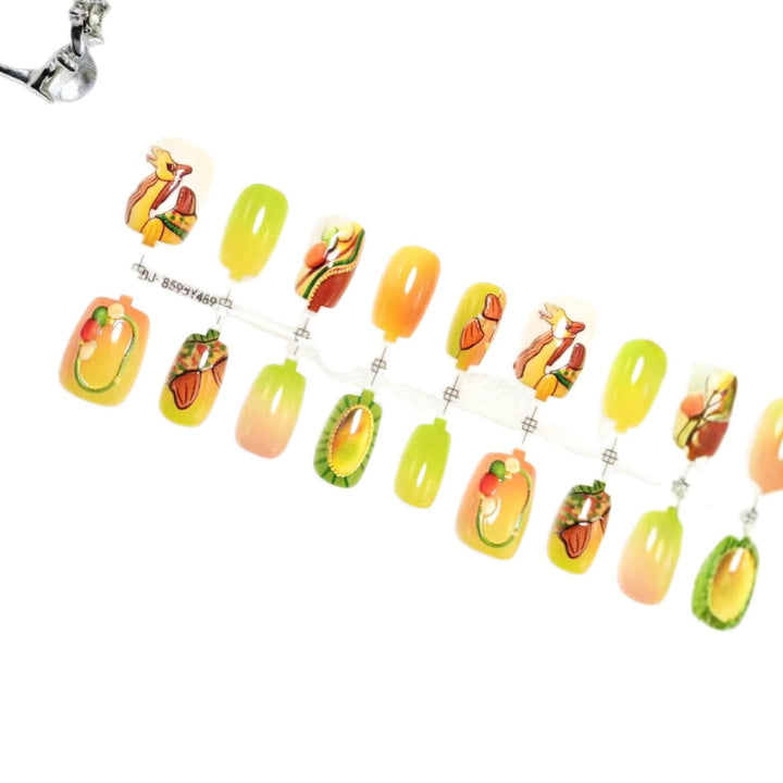Artificial nails with fruit motifs Bowlift