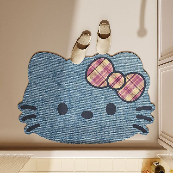 Cute Cat-Shaped Area Rug
