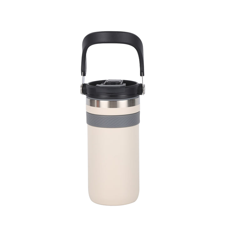 Ladies insulated thermo mug with practical carrying handle Bowlift